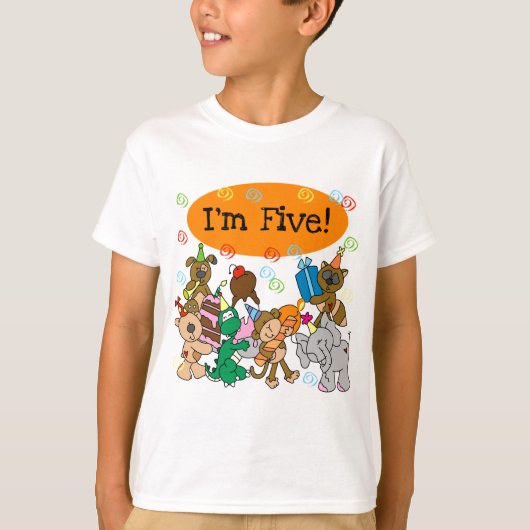 パーティー好きな人の第5誕生日のTシャツおよびギフト Tシャツ (正面)