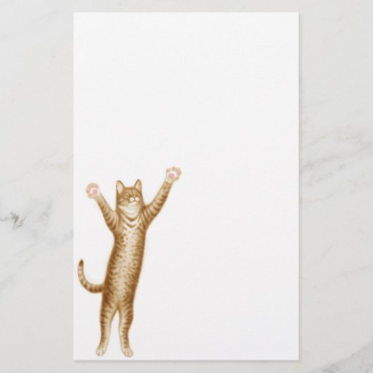 パーティー好きな人猫の文房具 便箋 (正面)
