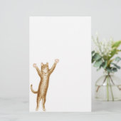 パーティー好きな人猫の文房具 便箋 (スタンド正面)