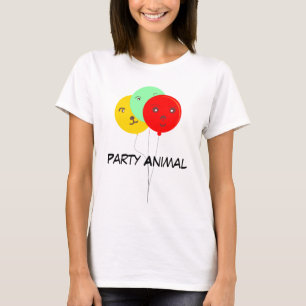 パーティー好きな人3のBalloonsTのワイシャツ Tシャツ