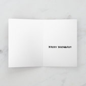 パーティー好きな人、バースデー・カード カード (内部)