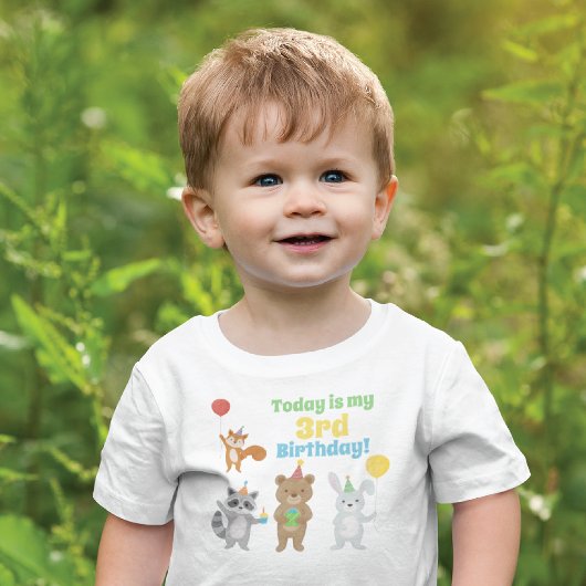パーティー好きな男の子の誕生日 トドラーTシャツ