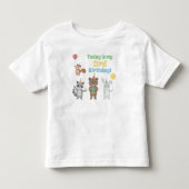パーティー好きな男の子の誕生日 トドラーTシャツ (正面)
