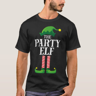 パーティー小妖精や小人マッチングファミリーグループクリスマスおもしろいクリスマス Tシャツ