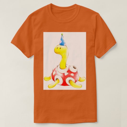パーティー帽に輝く Tシャツ (デザイン正面)