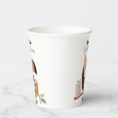 パーティー帽子とトゥカン、誕生日 紙コップ (右)