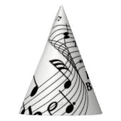 パーティー帽子に関するミュージックノート パーティーハット (左)