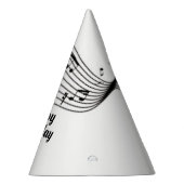 パーティー帽子に関するミュージックノート パーティーハット (右)