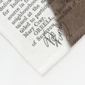 パーティー帽子付き亀甲猫 フリースブランケット (角)