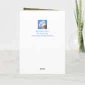 パーティー帽子誕生日 カード (裏面)