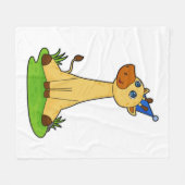 パーティー帽子 フリースブランケット (正面(横))