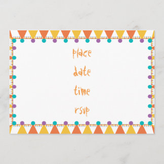 パーティー帽 招待状