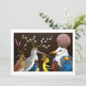 パーティー平らなカードで汚して下さい 招待状 (スタンド正面)