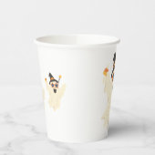 パーティー幽霊-おもしろいハロウィーンビベス 紙コップ (左)