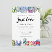 パーティー後ずっと幸せに多肉果 招待状 (スタンド正面)