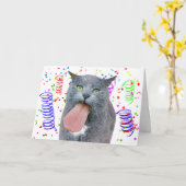 パーティー得が舌を？カード カード (黄色い花)