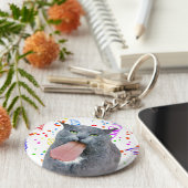 パーティー得が舌を? キーホルダー (側面)