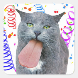 パーティー得が舌を？ スクエアシール