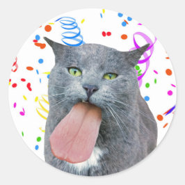 パーティー得が舌を？ ラウンドシール