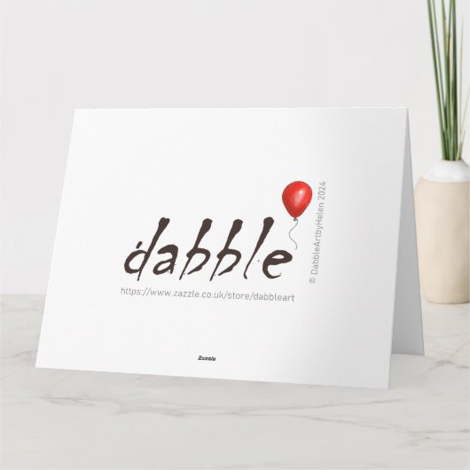 パーティー忘れHipposにしない – おもしろい誕生日カード カード (裏面)