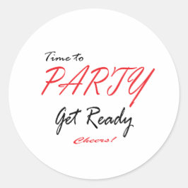 パーティー応援!シール ラウンドシール