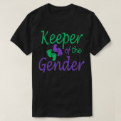 パーティー性別が紫と緑を明らかにする – Keeper of t Tシャツ (デザイン正面)