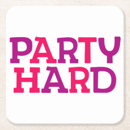 パーティー懸命。 スクエアペーパーコースター