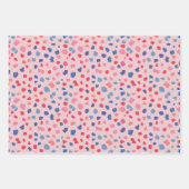 パーティー抽象デザイン ラッピングペーパーシート (正面)