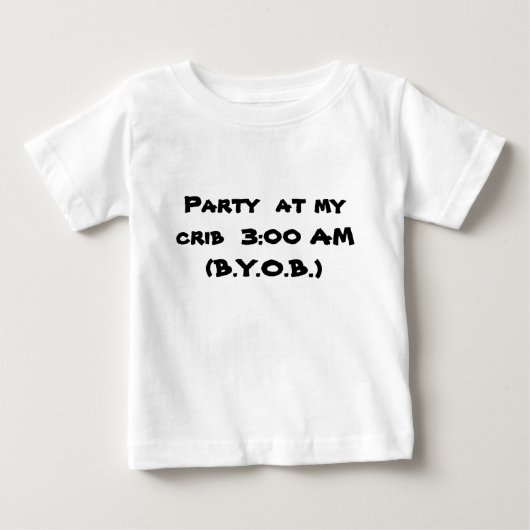 パーティー招待され ベビーTシャツ (正面)