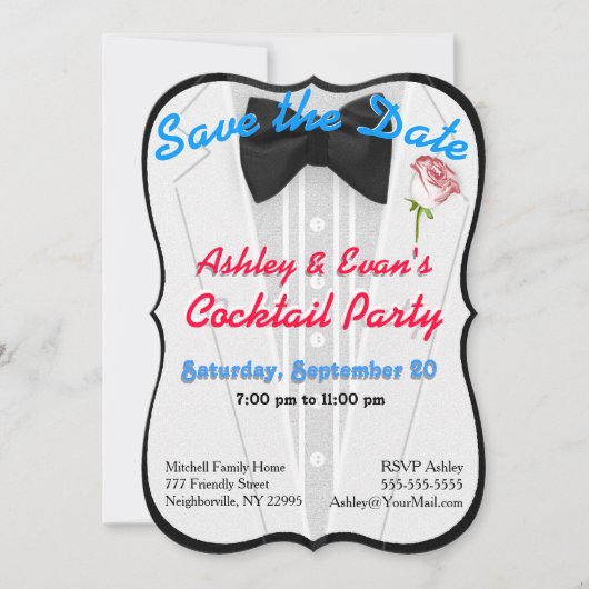 パーティー招待状（その他各種イベント） 招待状 (正面)