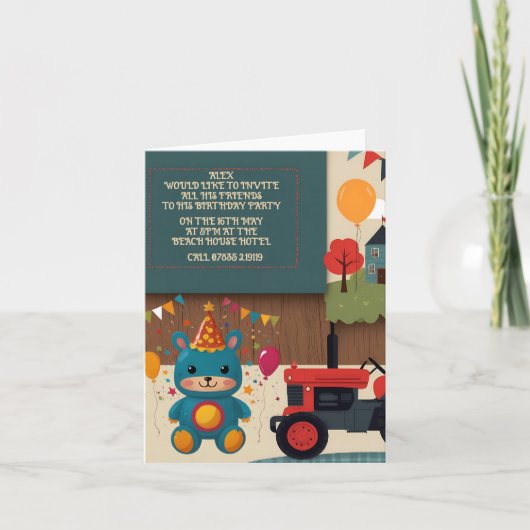 パーティー招待状 シーズンカード (正面)