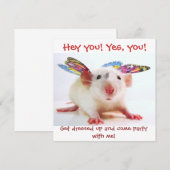 パーティー招待状 招待状 (正面/裏面)