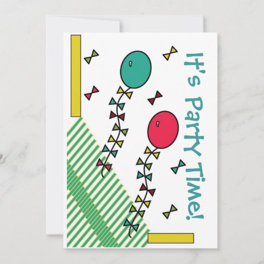 パーティー招待状 招待状 (正面)