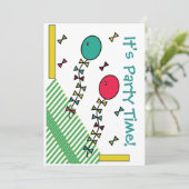 パーティー招待状 招待状 (スタンド正面)