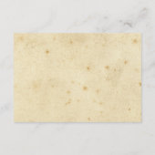 パーティー旅行挿入物カードの後の電報の披露宴 エンクロージャーカード (裏面)