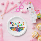 パーティー時カラフル間キーボード ペーパープレート (パーティー)