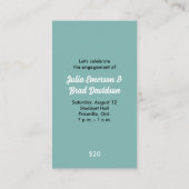 パーティー時間チケット 予約カード (裏面)