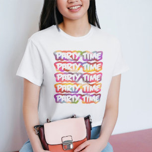 パーティー時間バチェロレッテ Tシャツ