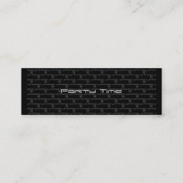 パーティー時間学士バチェロレッテ招待状 スキニー名刺