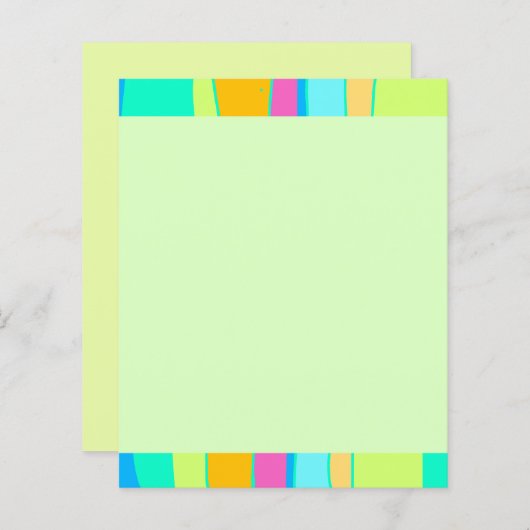 パーティー時間文房具 (正面/裏面)