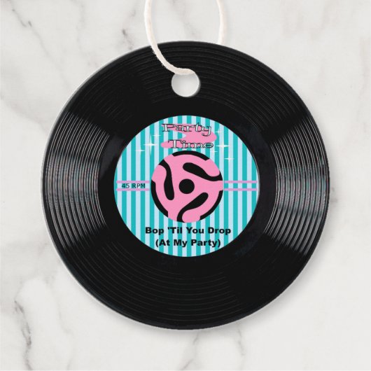 パーティー時間45レコード フェイバータグ (正面)