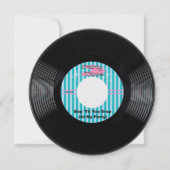 パーティー時間45 RPMレコード 招待状 (正面)