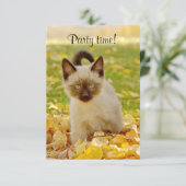 "パーティー時間"の招待状 招待状 (スタンド正面)