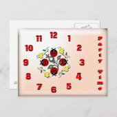 パーティー時間 インビテーションポストカード (正面/裏面)