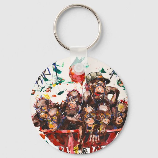 パーティー時間 キーホルダー (正面)