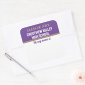 パーティー時間！クラス懇親会名のシール スクエアシール (封筒)