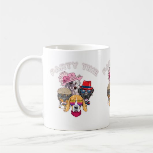 パーティー時間 コーヒーマグカップ (左)
