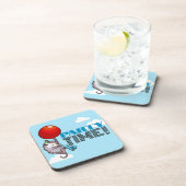 パーティー時間！パーティーのおもしろい浮動オポッサム コースター (右側)