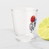 パーティー時間!パーティーのおもしろい浮動オポッサム ショットグラス (左)