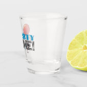 パーティー時間!パーティーのおもしろい浮動オポッサム ショットグラス (右)